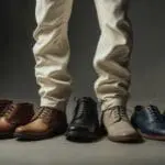 what color shoes go with cream pants