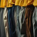 what color pants go with yellow shirt