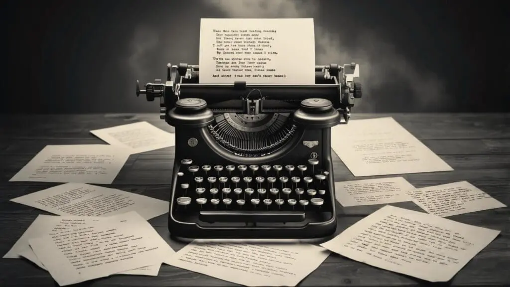 typography poem examples