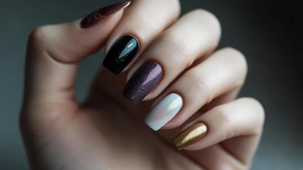 colorful nails