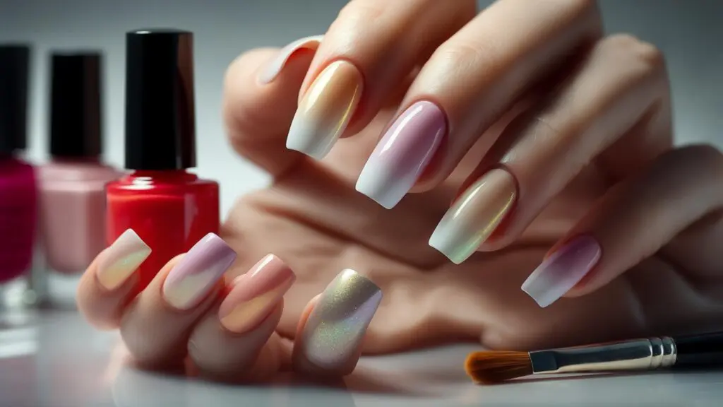 glazed nails