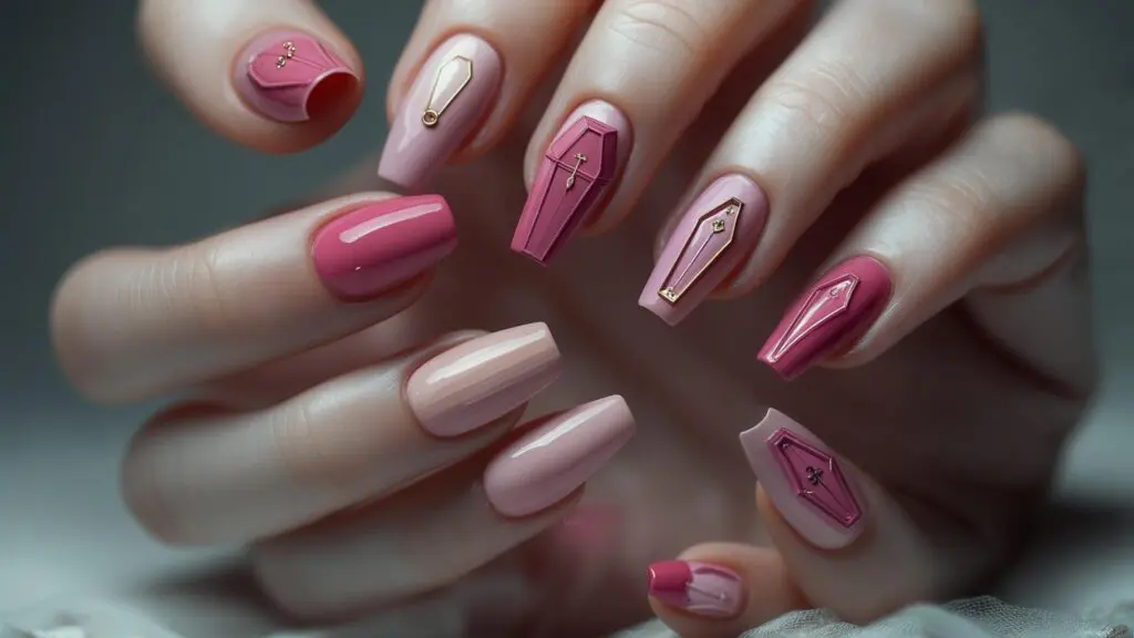 pink coffin nails