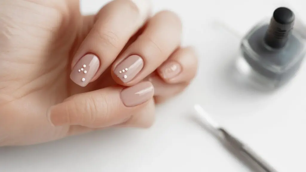 white dots on nails