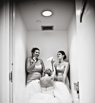 How to Help a Bride Pee in Her Wedding Dress