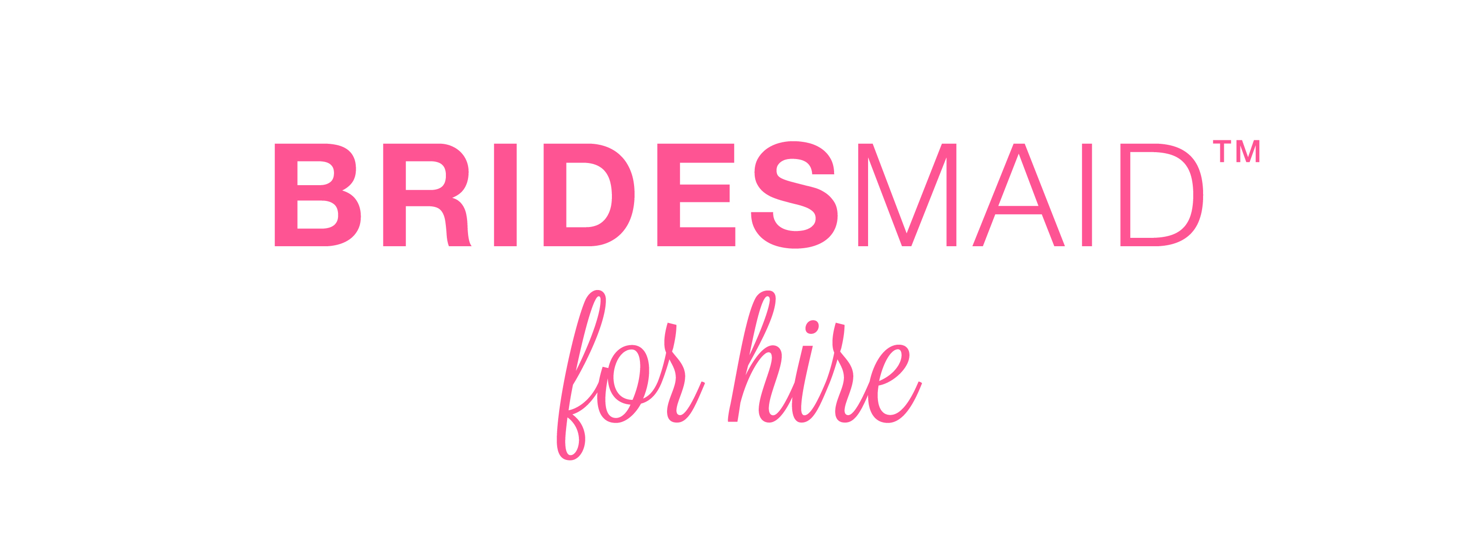 Image result for bridesmaid for hire logo