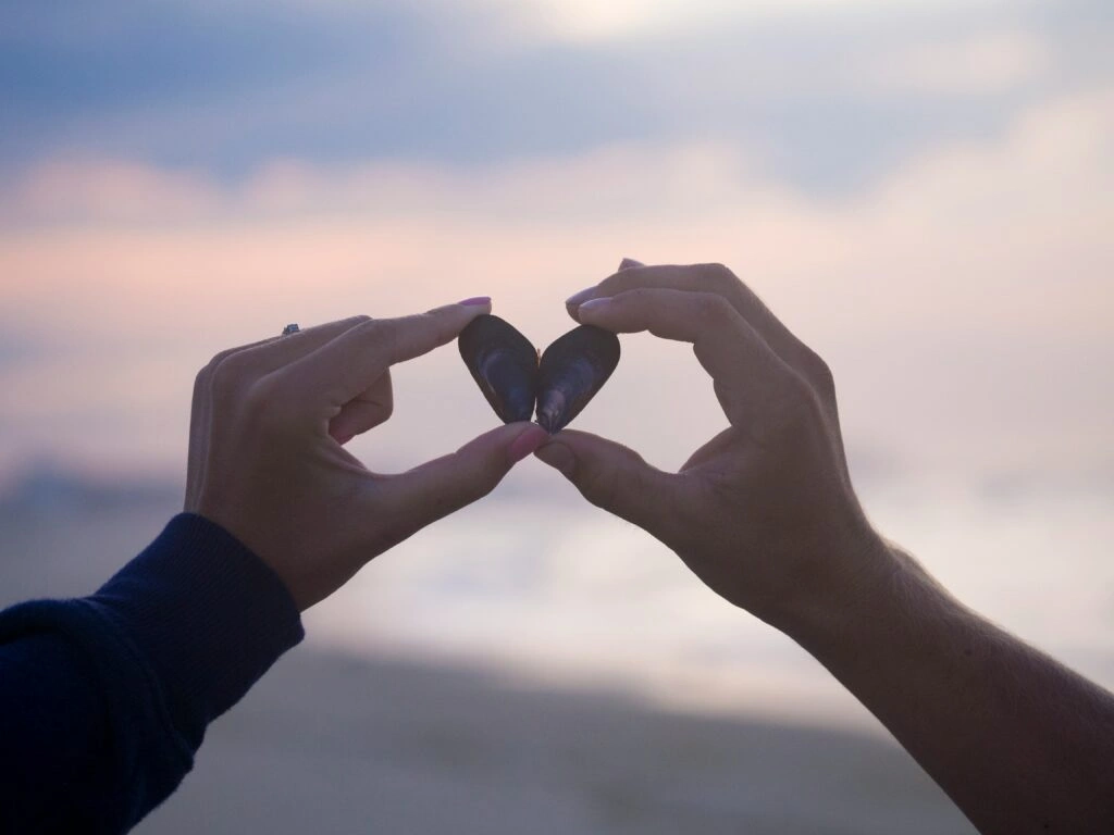 Couple with greying hair renewing vows, showing lasting love