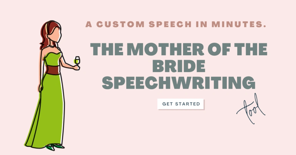 The mother of the bride speech writing