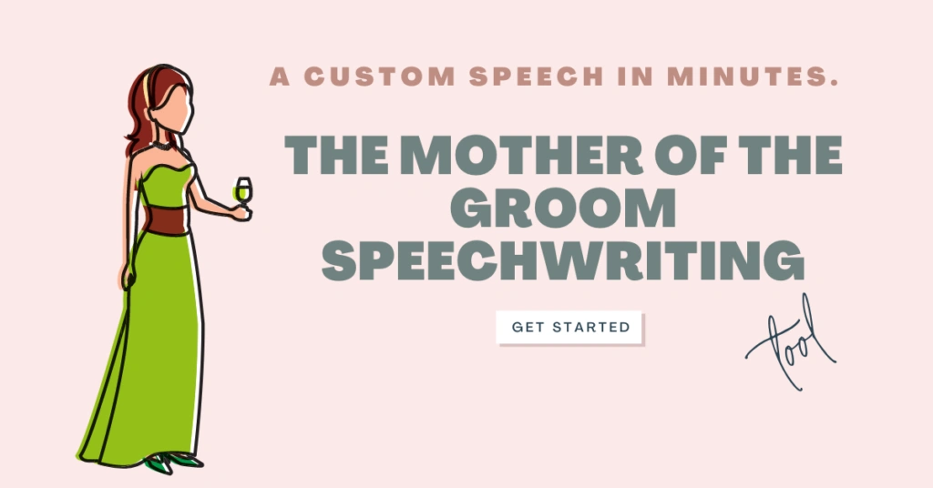 Mother of the groom speech generator