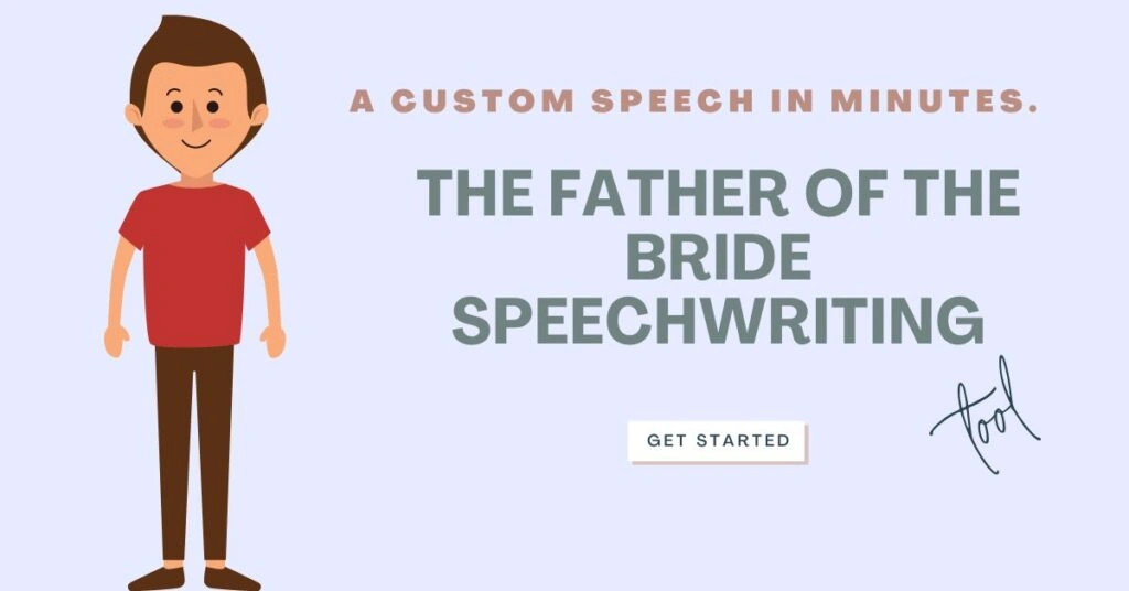 father of the bride speechwriting tool