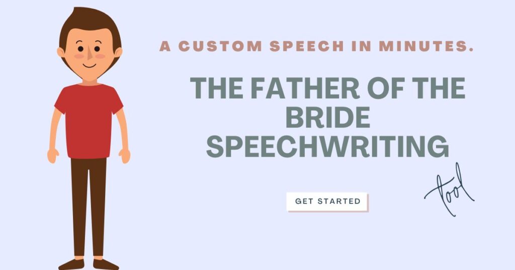 father of the bride speechwriting tool 