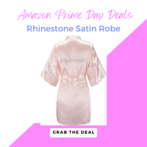 rhinstone bridal robe 