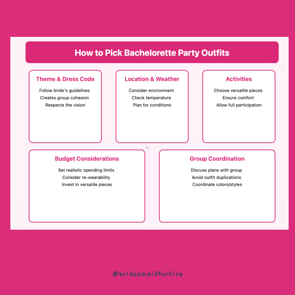 how to pick bachelorette party outfits
