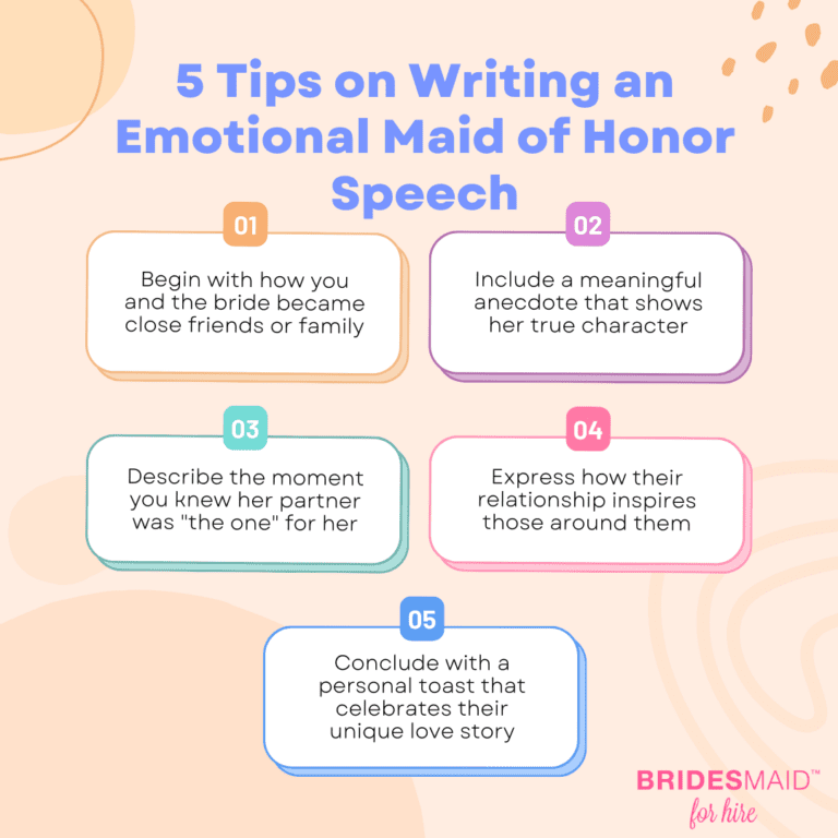 Emotional Maid of Honor Speech Guide