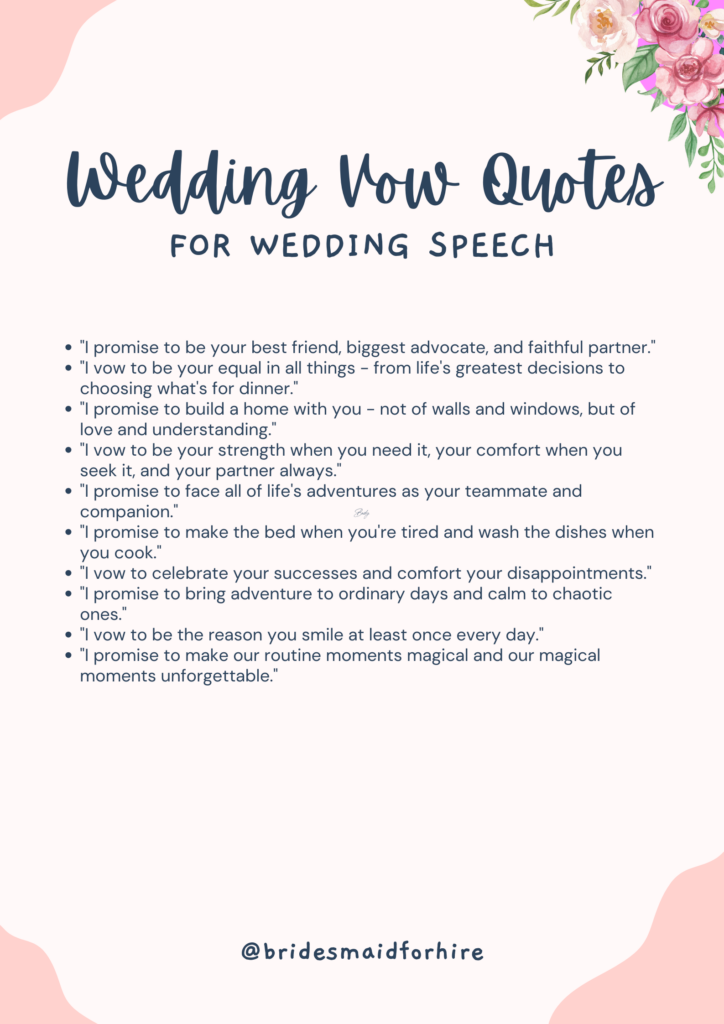 wedding vow quote