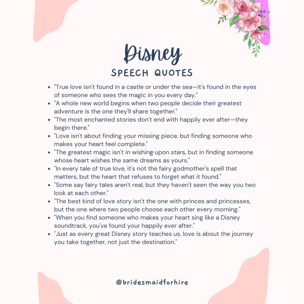 Disney Wedding Quotes