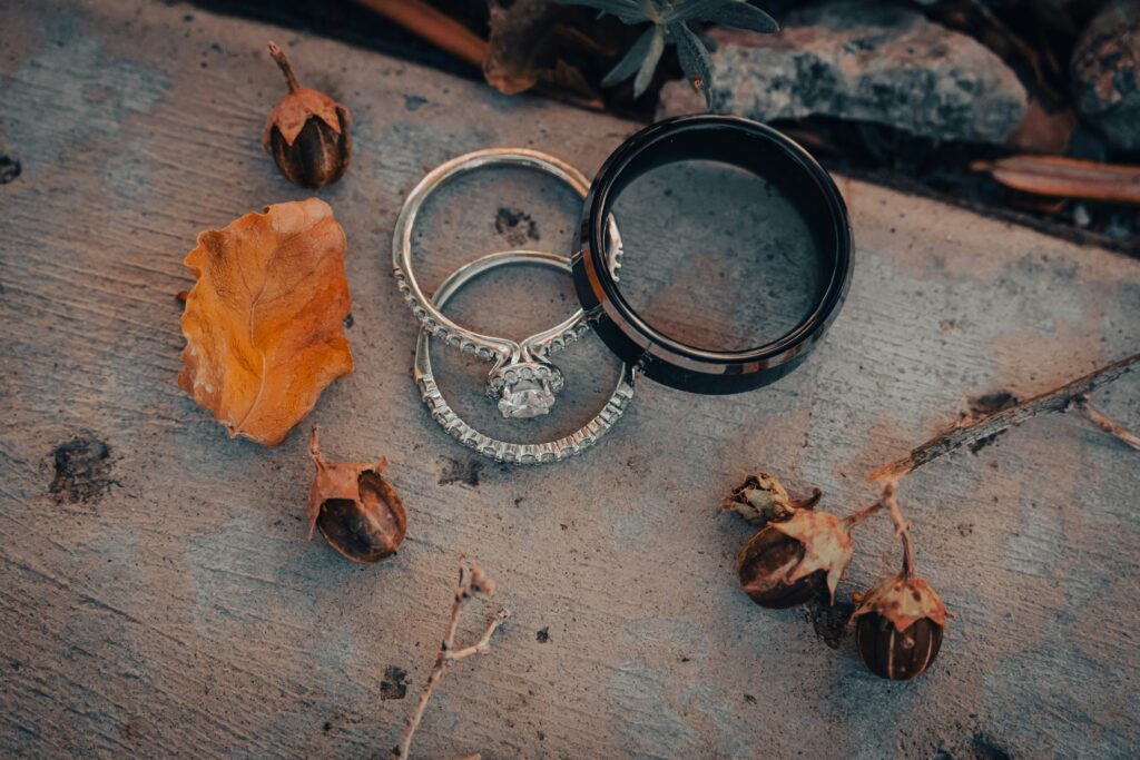 white gold engagement ring