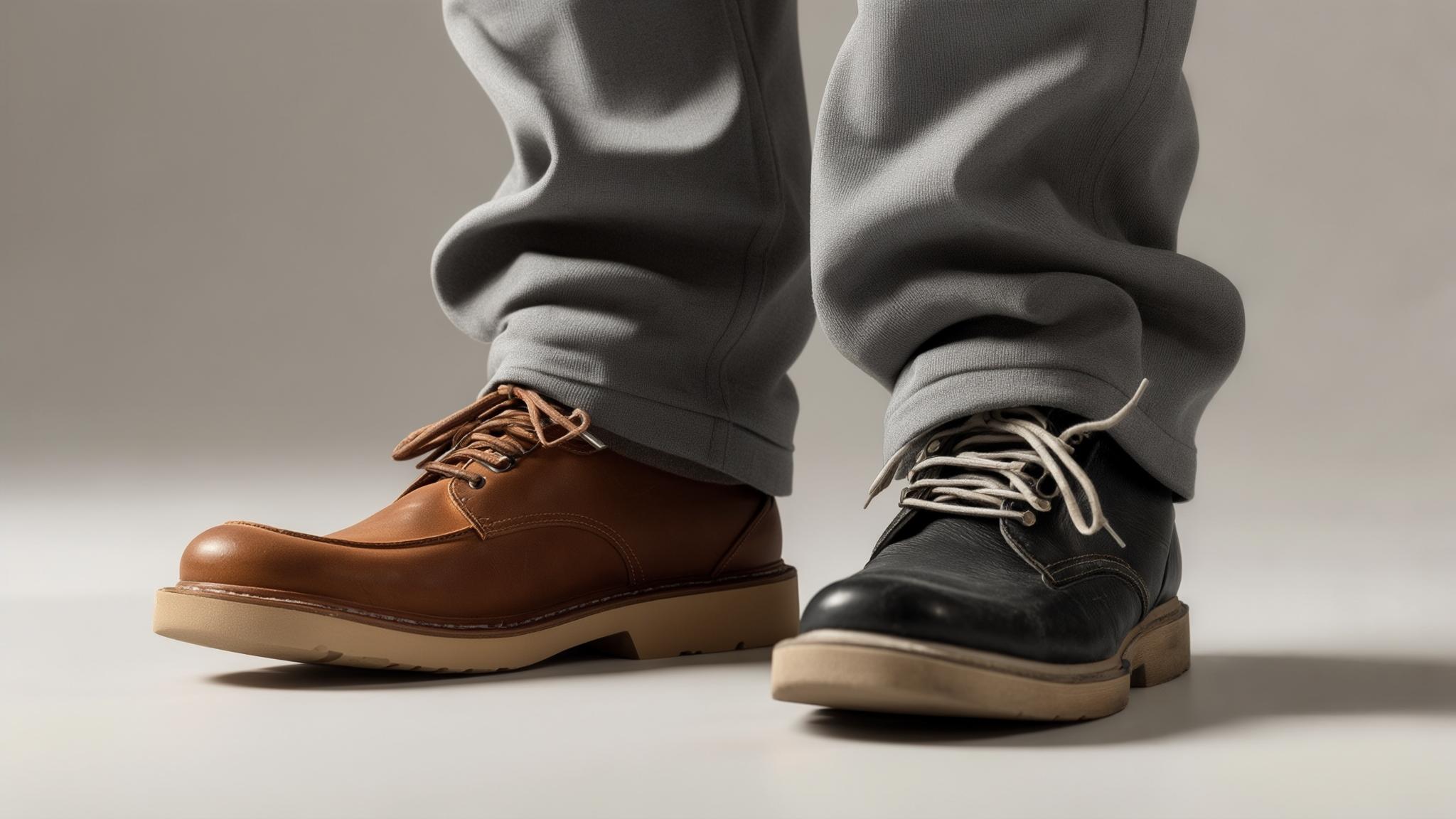 what color shoes go with grey pants