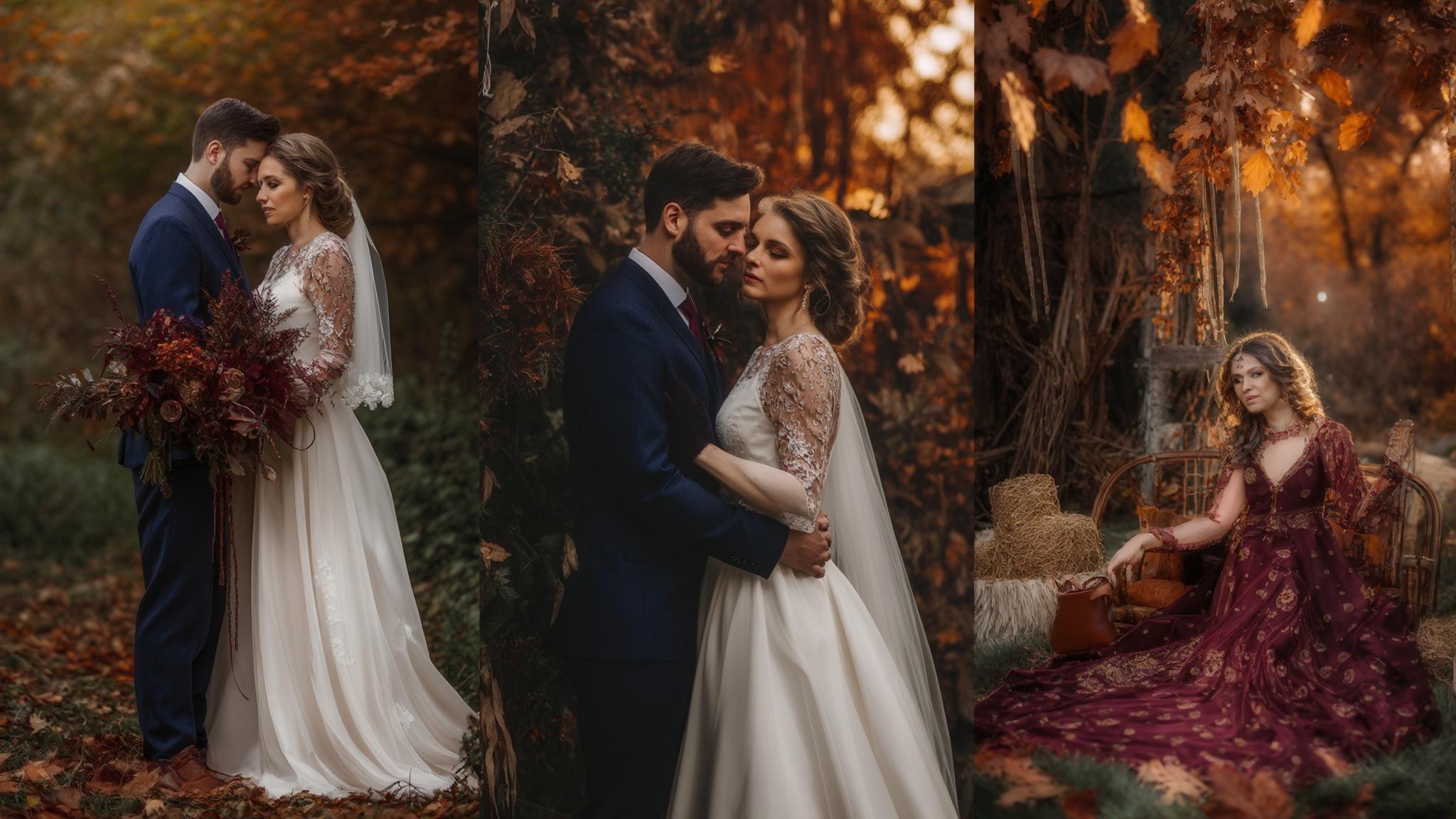 november wedding colors