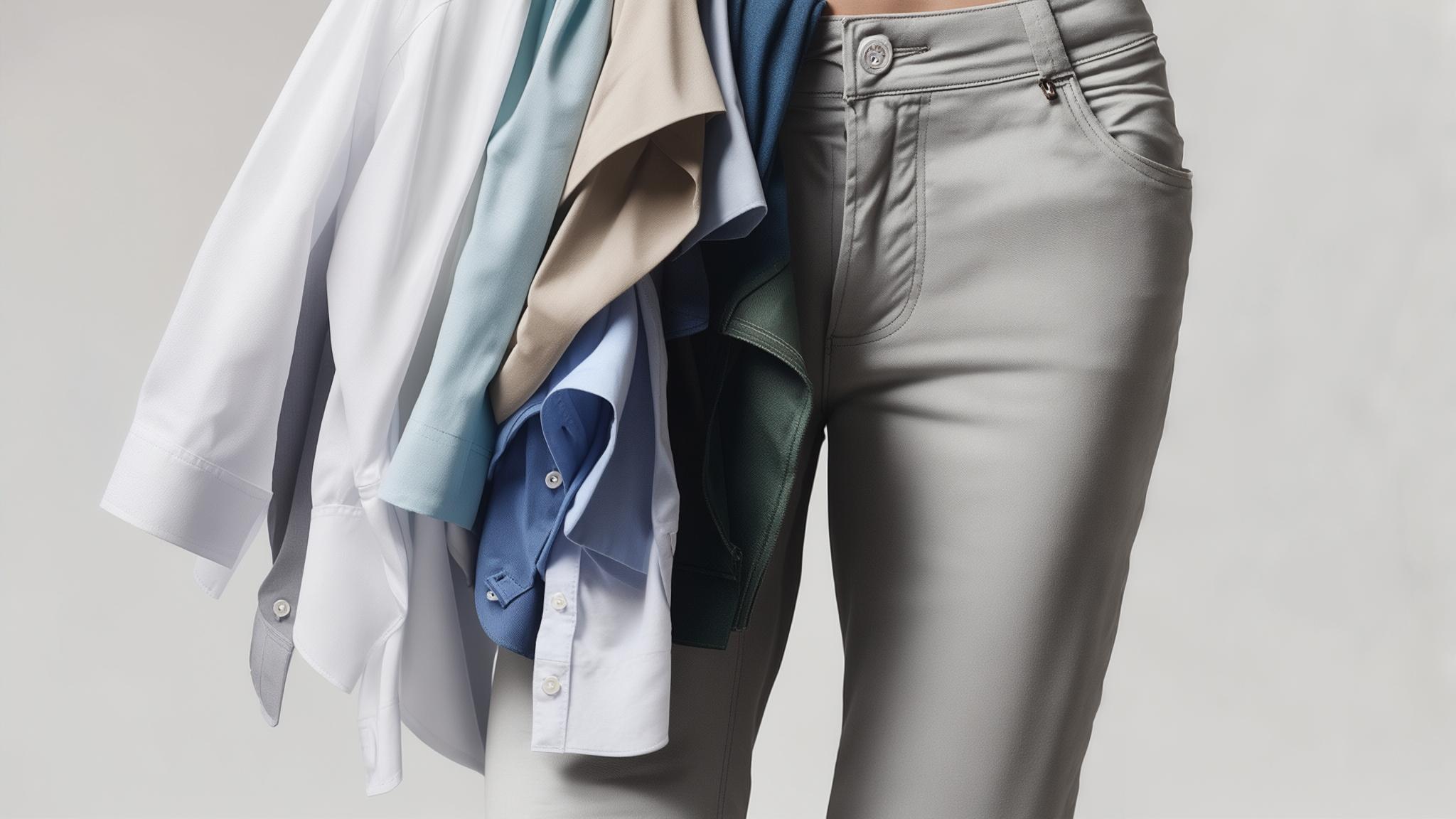 what color shirt goes with light grey pants