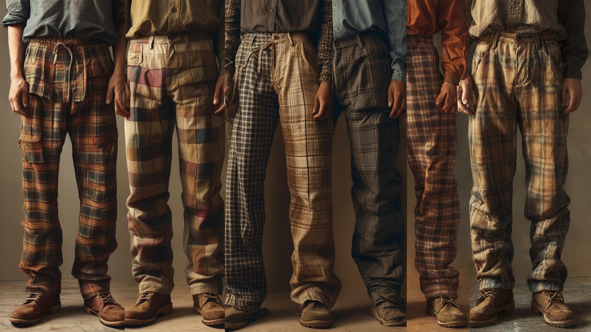 what color shirt goes with plaid pants
