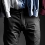 what color shirt goes with charcoal pants