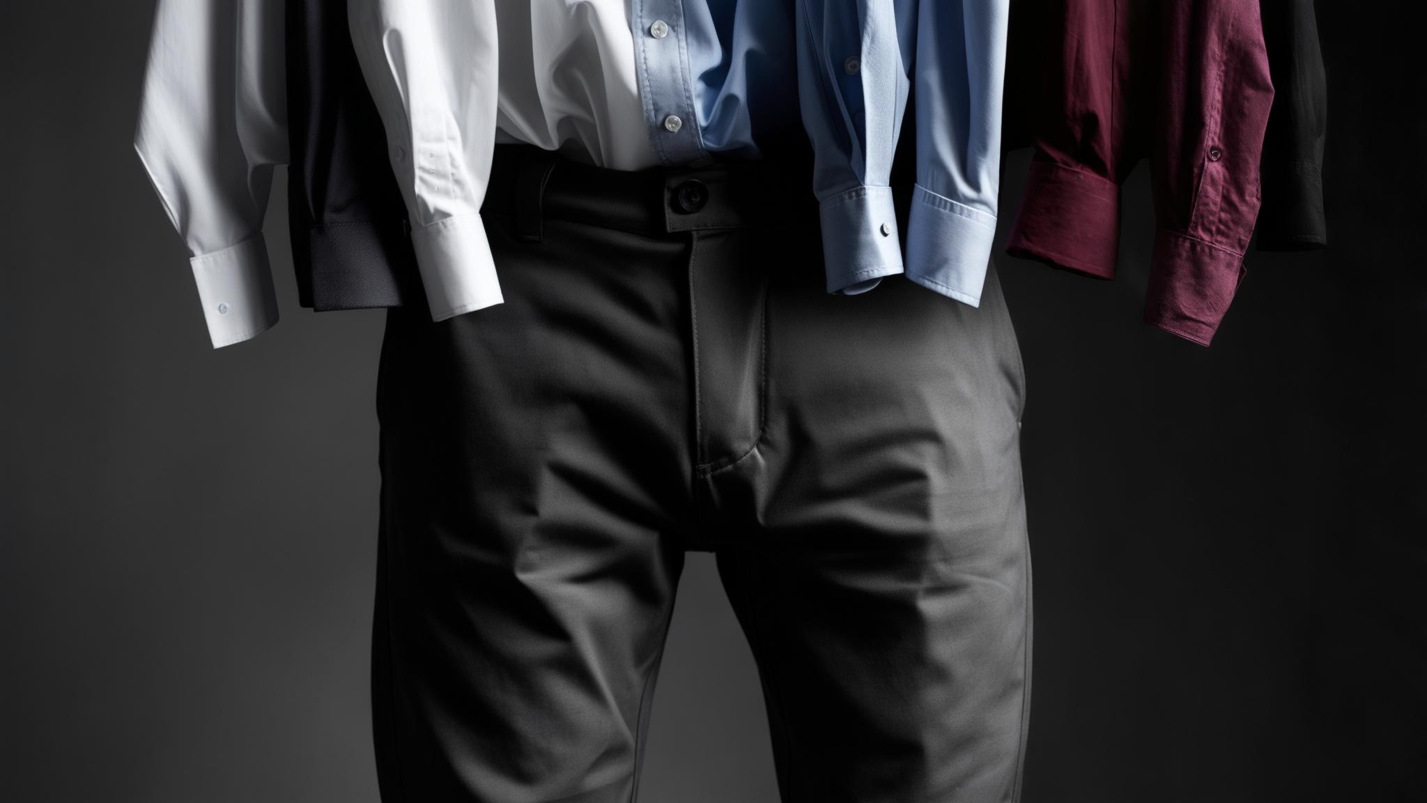 what color shirt goes with charcoal pants