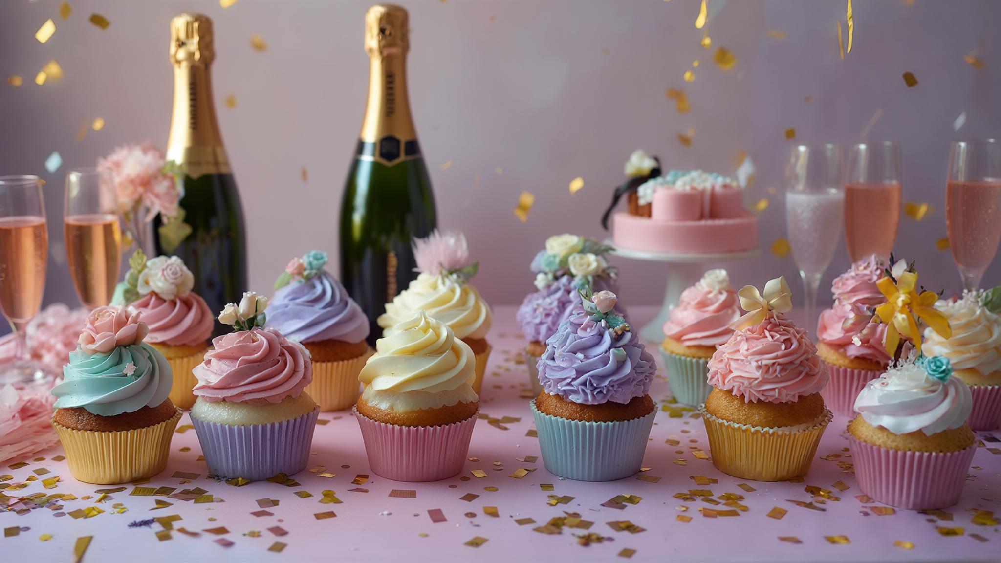 bachelorette party cupcakes