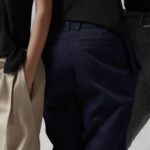 what color pants go with black shirt