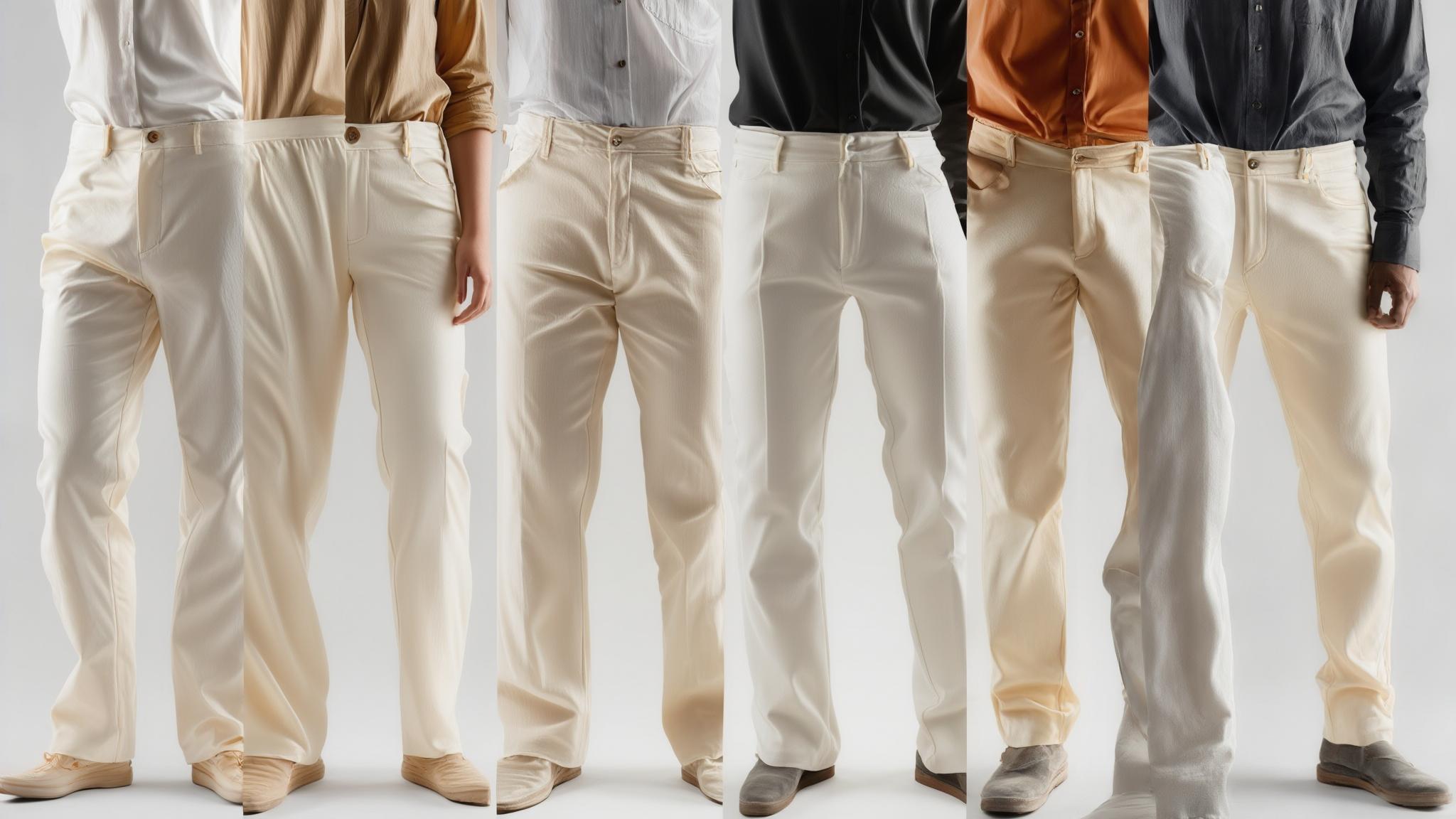 what color shirt goes with cream pants