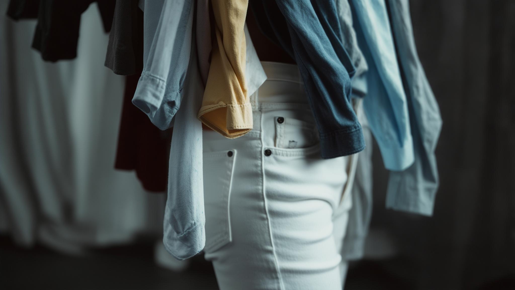 what color shirt goes with white jeans