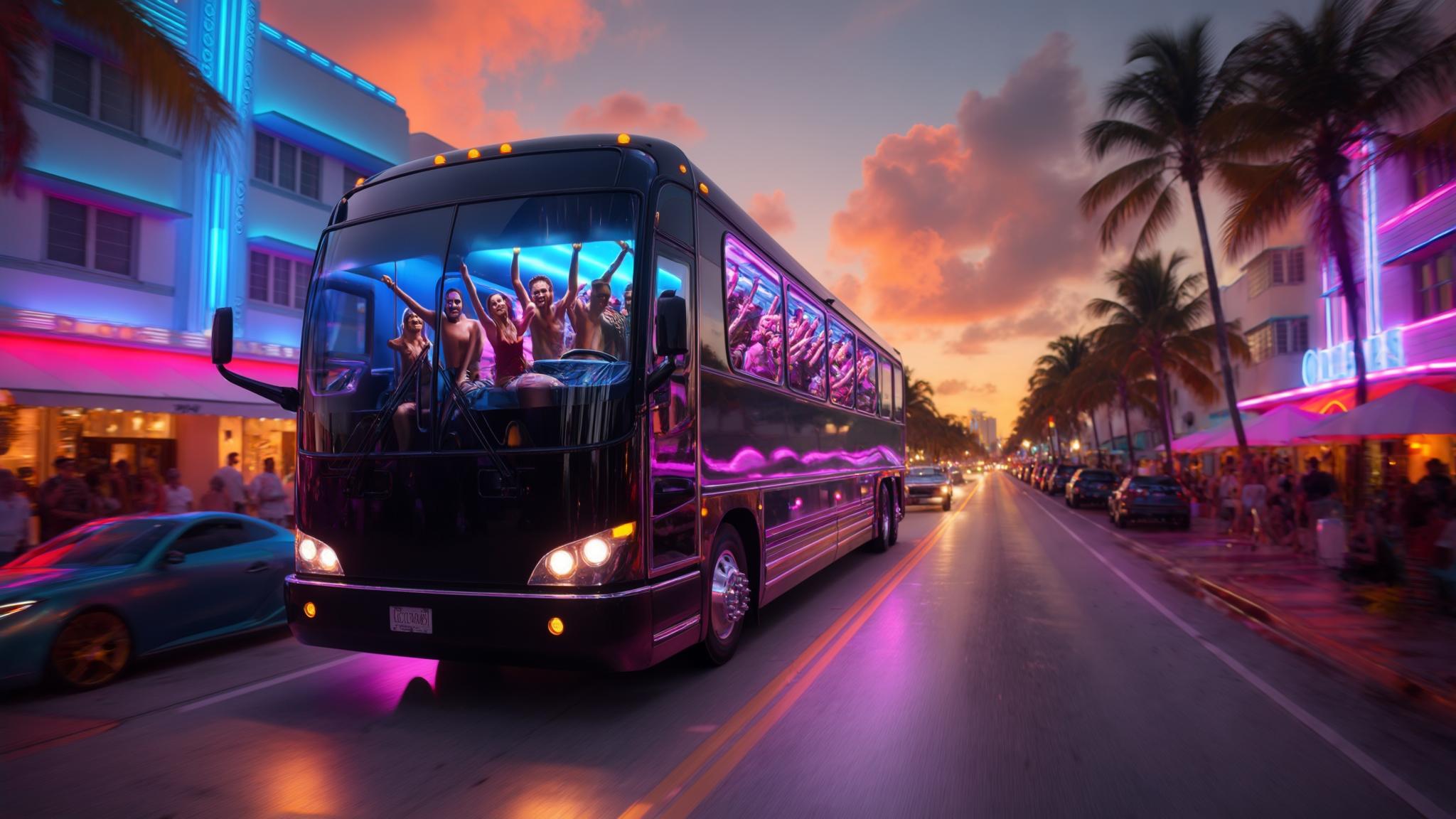 miami bachelor party bus