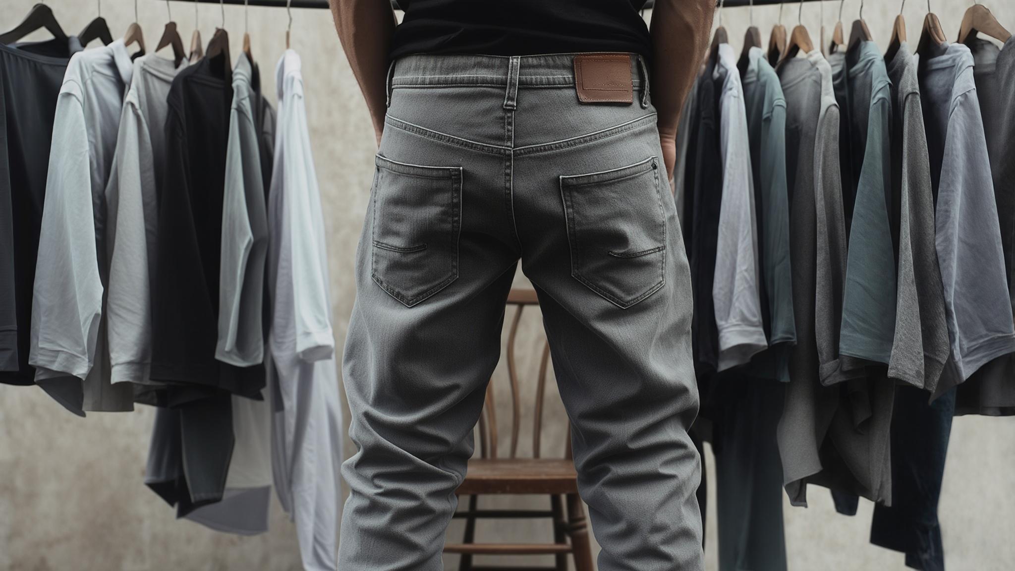 what color shirt goes with grey jeans