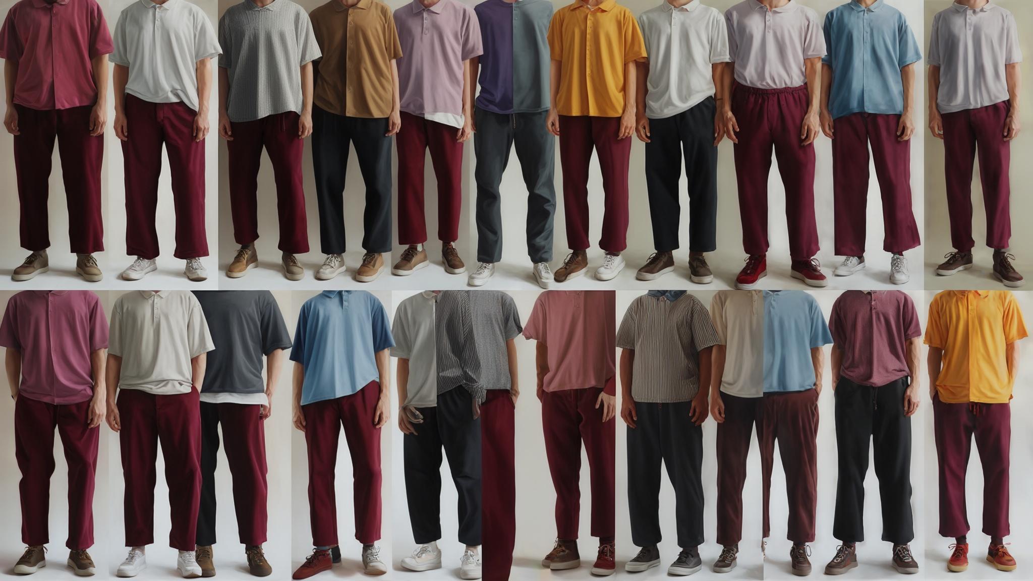 what color shirt goes with maroon pants