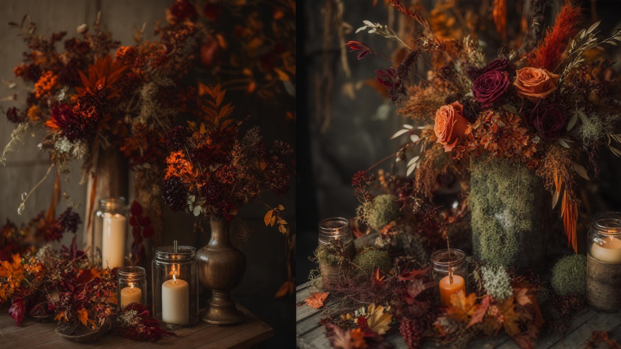 october wedding colors