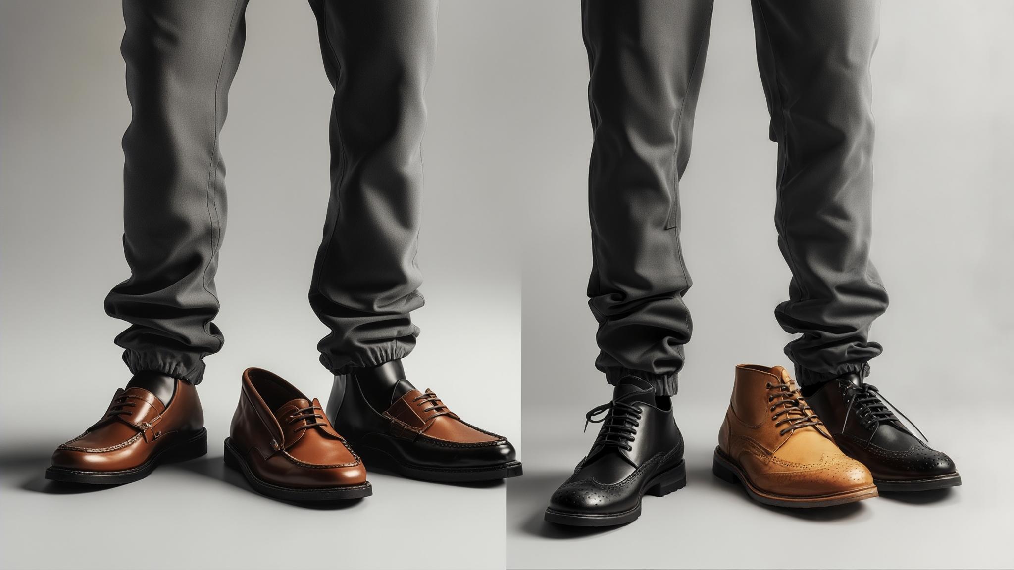 what color shoes go with charcoal pants