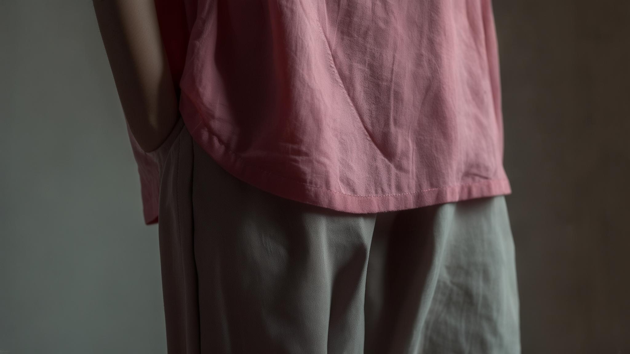 what color pants with pink shirt