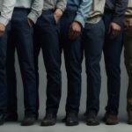 what color shirt goes with navy blue pants