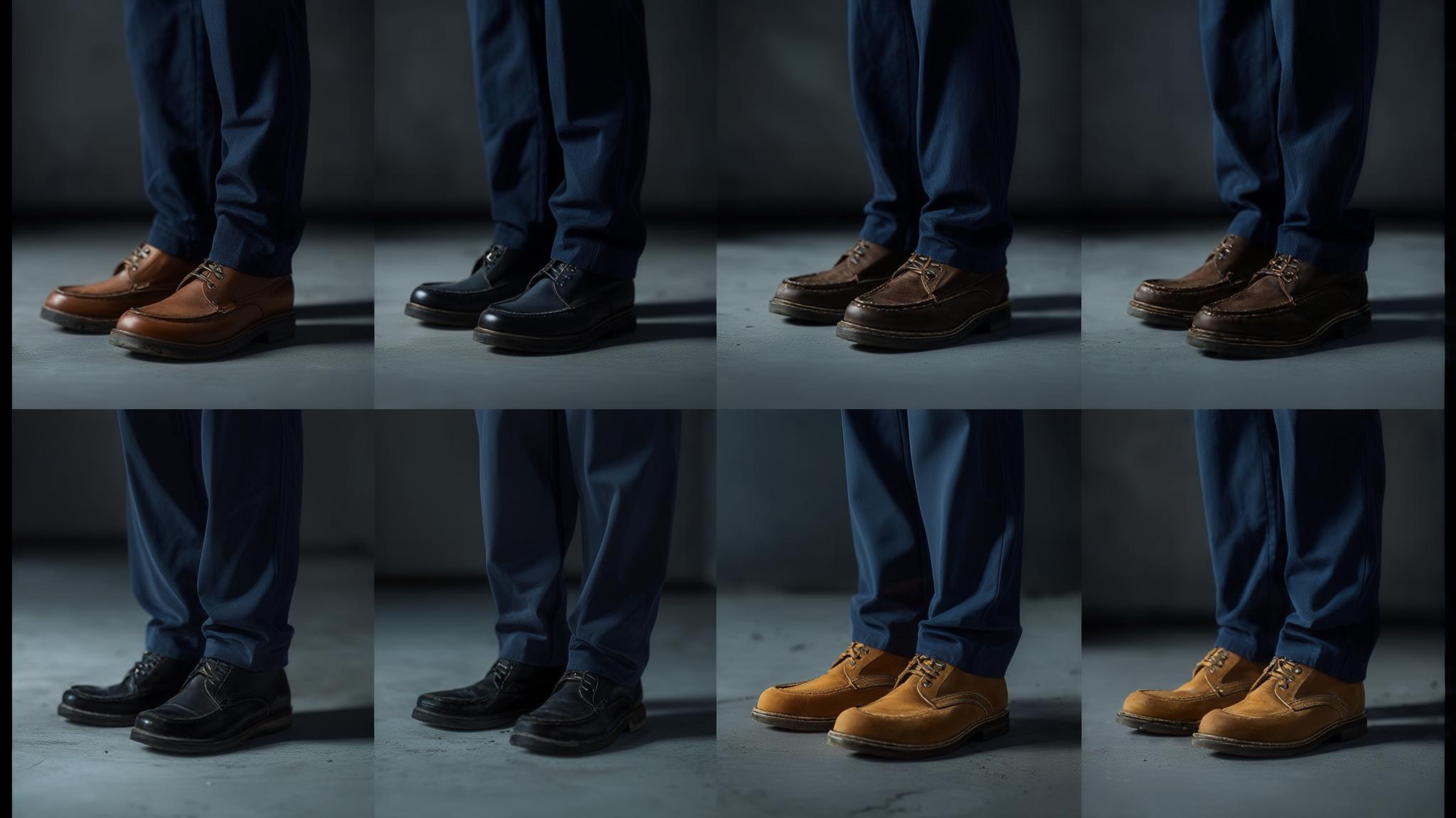 what color shoes go with navy pants