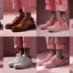 what color shoes go with pink shirt