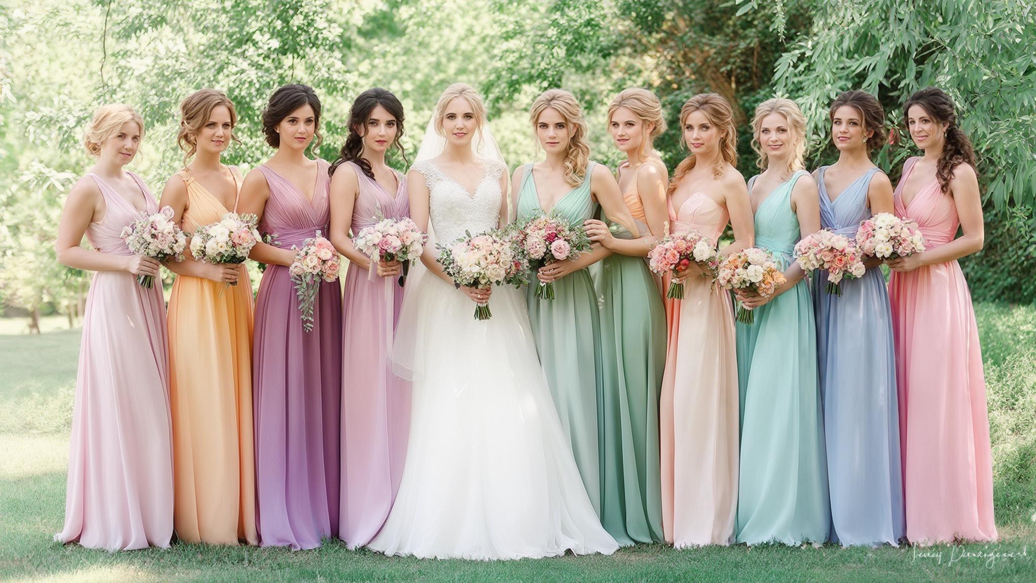 best colors for bridesmaid dresses