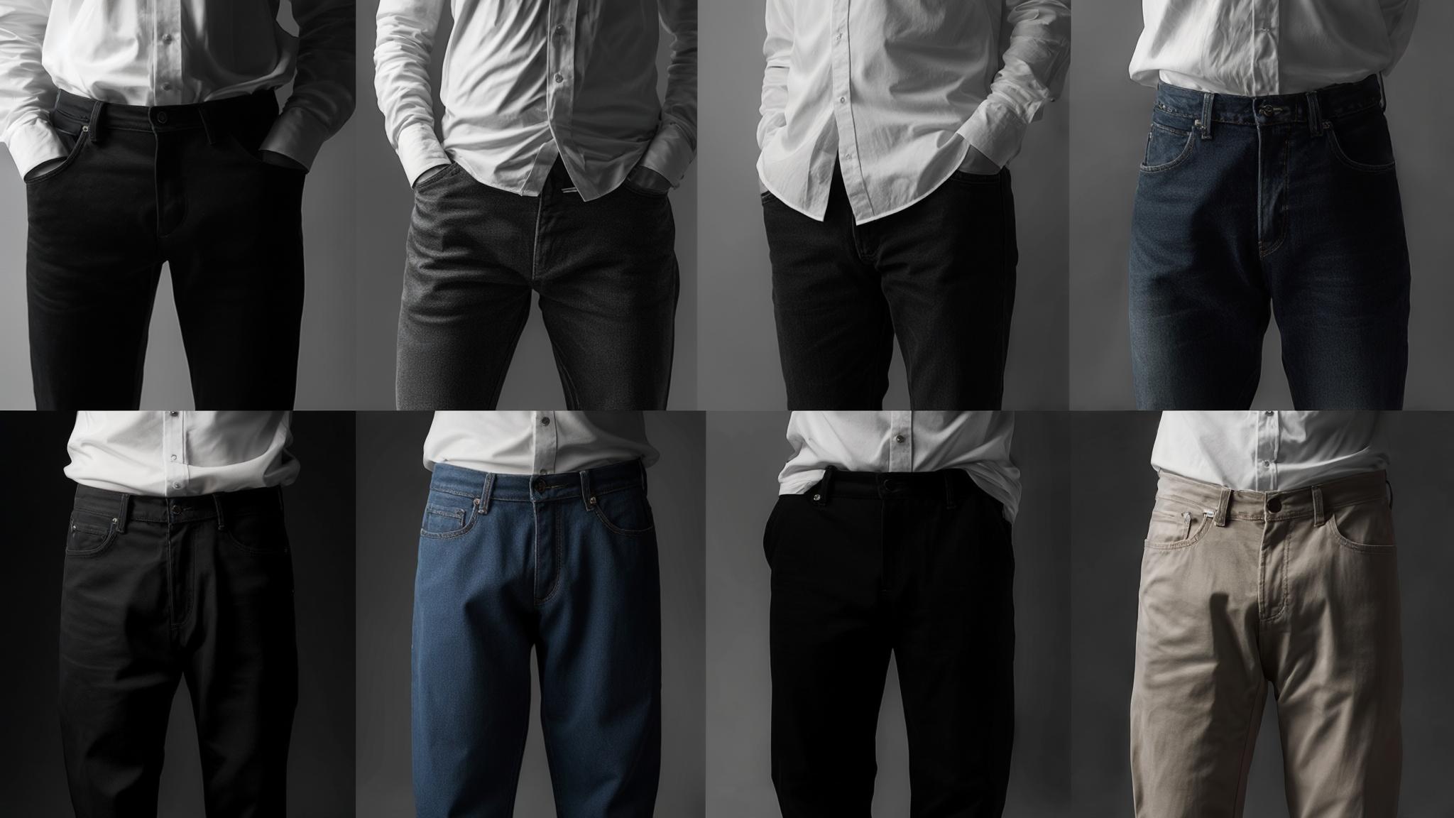 what color pants go with white shirt