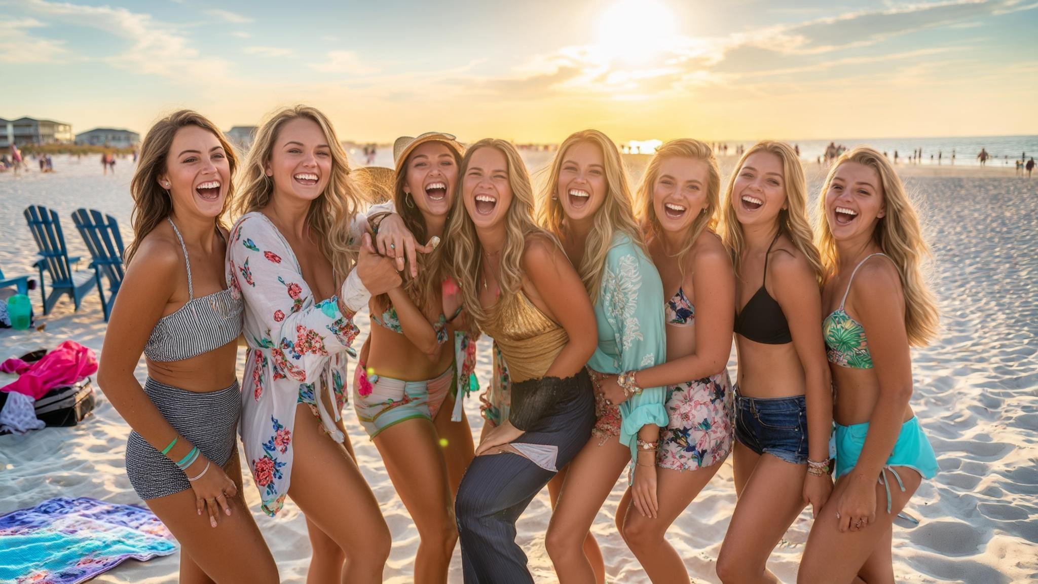 Folly Beach Bachelorette Party