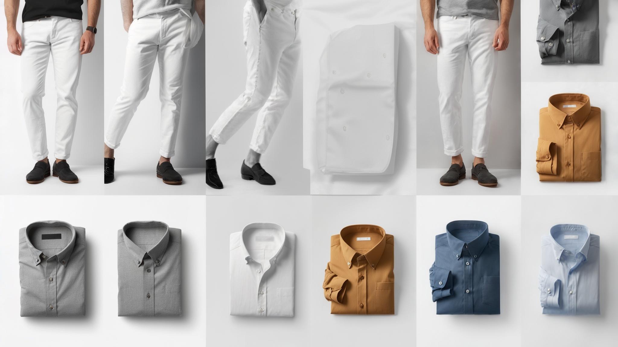 what color shirt goes with white pants