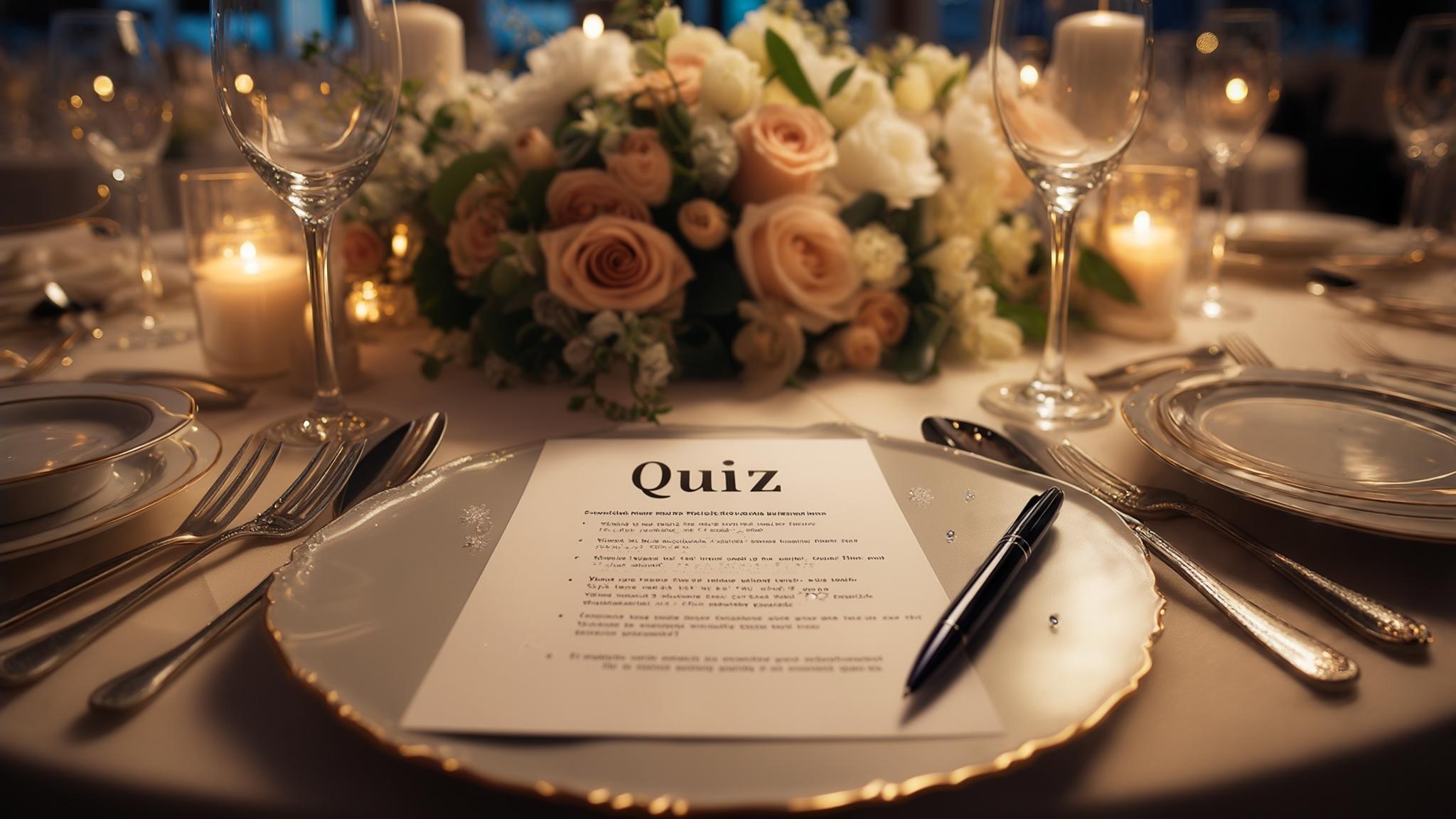 wedding quiz