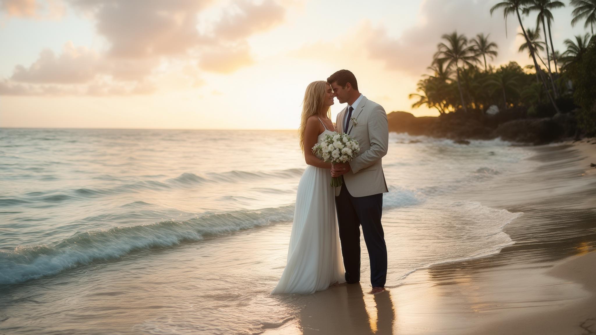 beach elopement