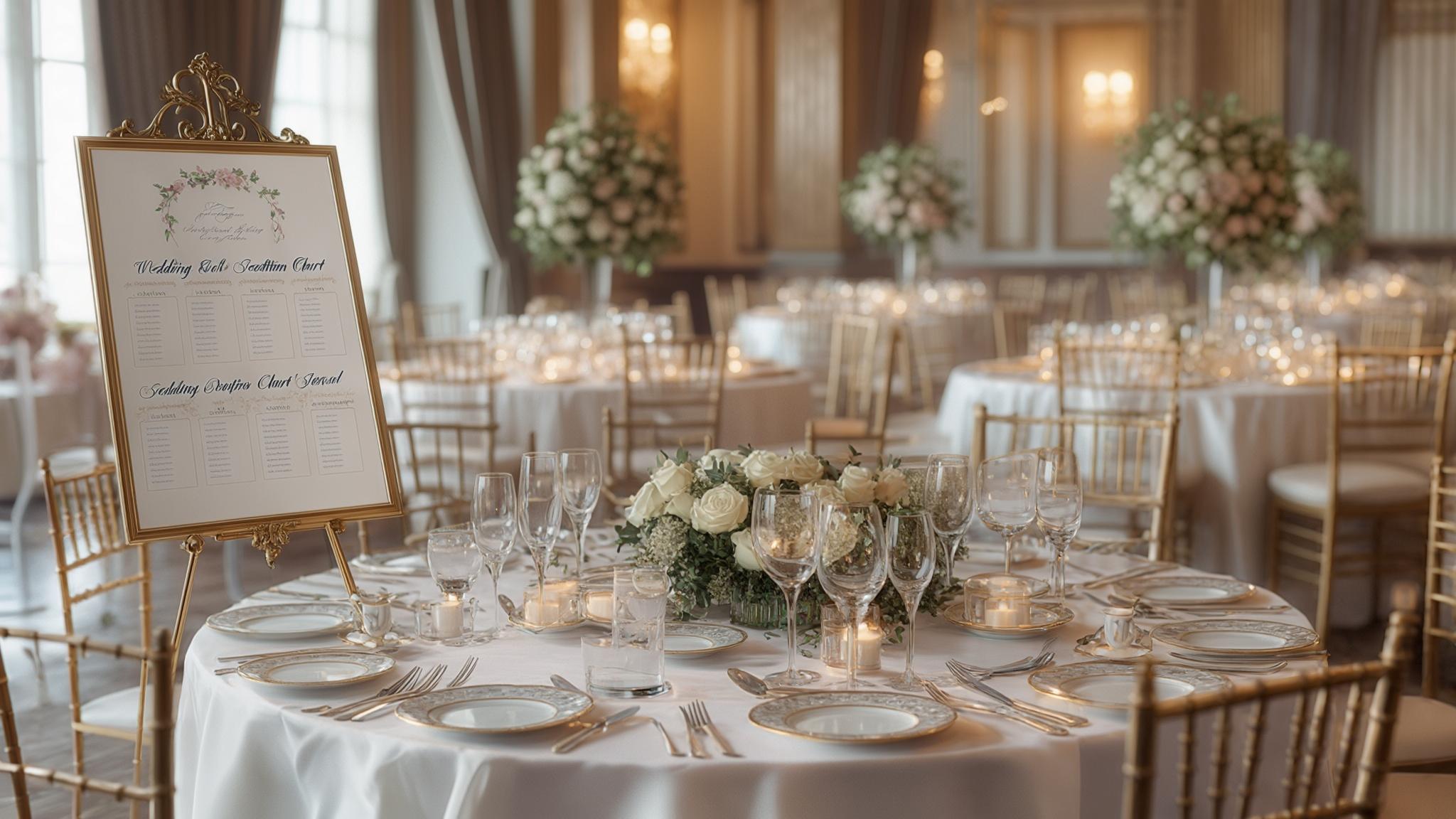 wedding seating chart template