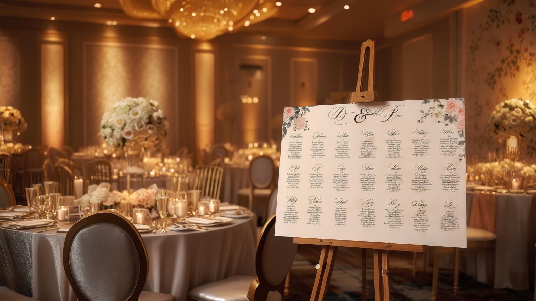 wedding seating chart