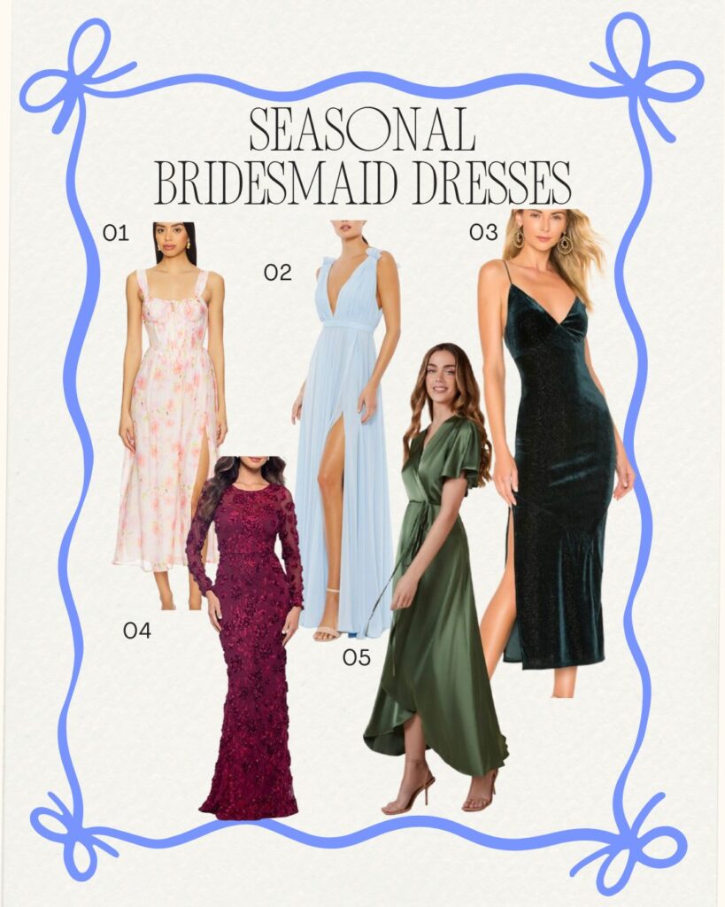 Seasonal Bridesmaid Dresses