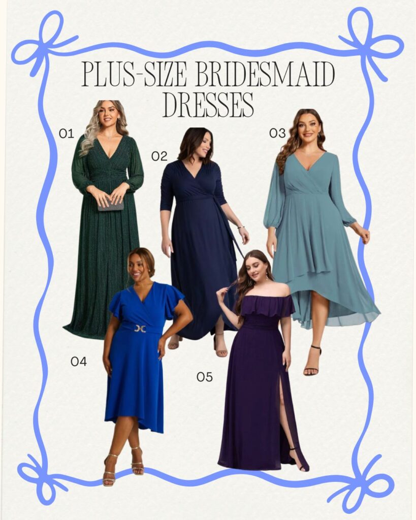 Plus-Size Bridesmaid Dresses
