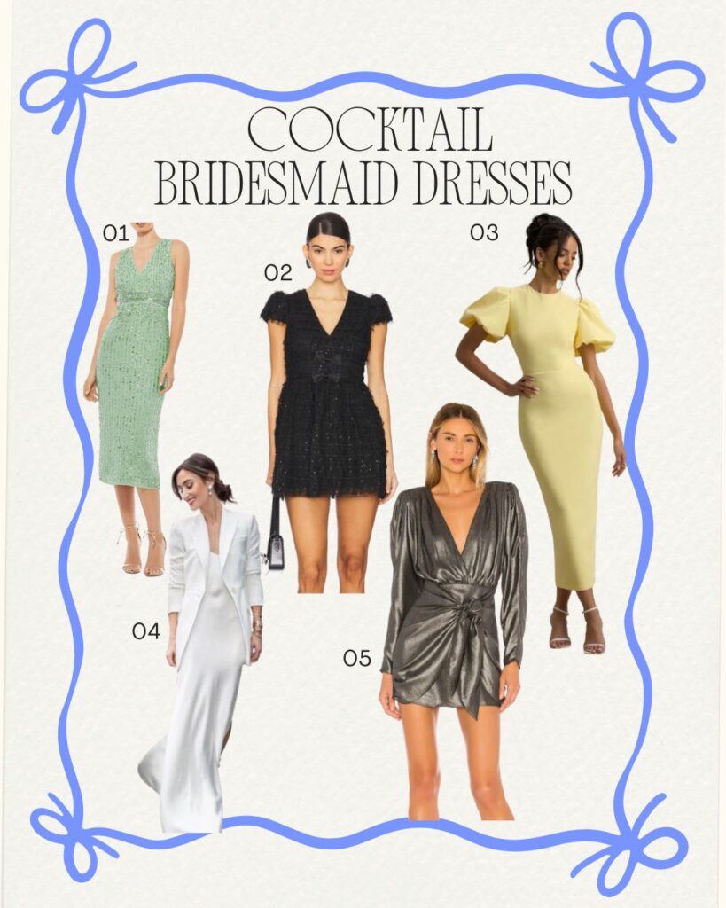 Cocktail Bridesmaid Dresses